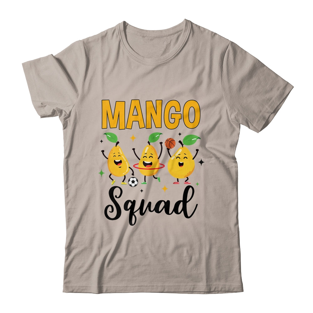Mango Squad Summer Funny Mango Fruit Lovers Women Men Kids Shirt & Tank Top | siriusteestore