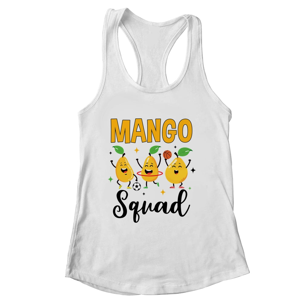 Mango Squad Summer Funny Mango Fruit Lovers Women Men Kids Shirt & Tank Top | siriusteestore