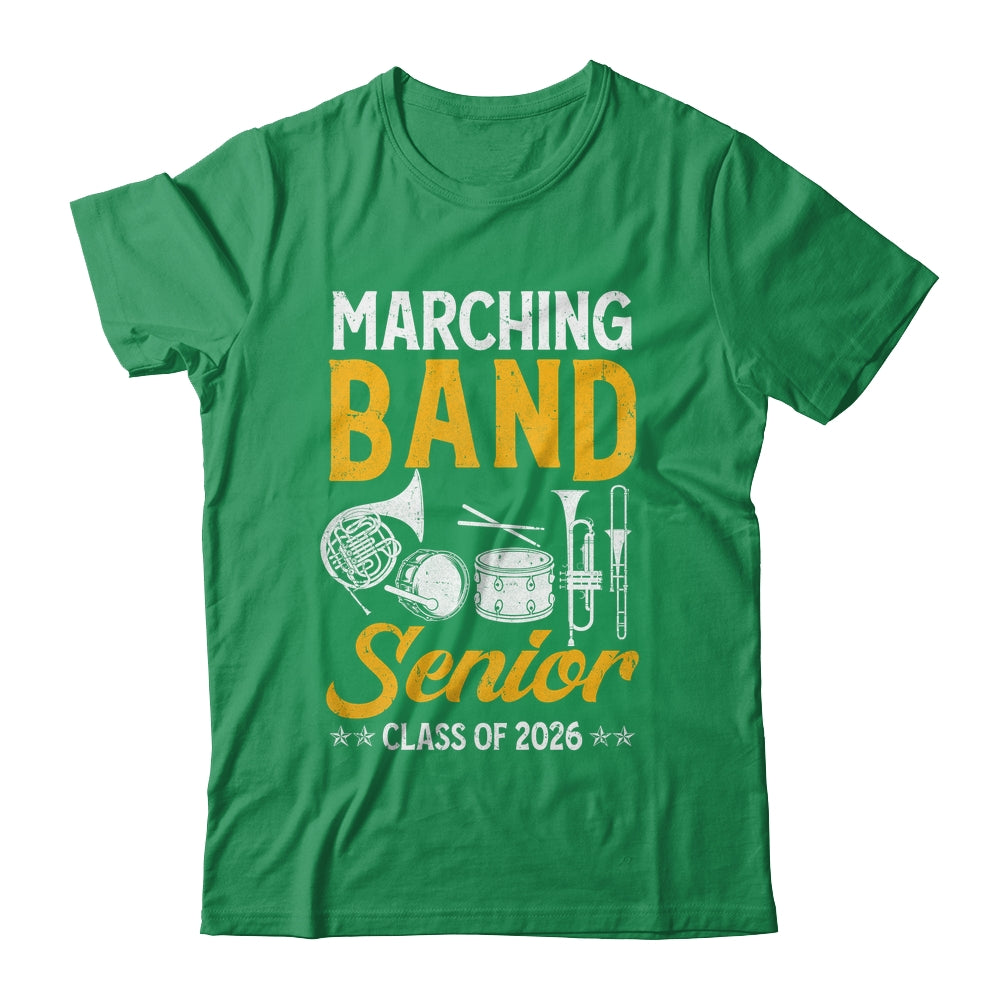 Marching Band Senior 2026 Musician Graduation Class Of 2026 Shirt & Hoodie | siriusteestore