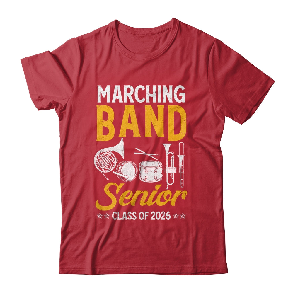 Marching Band Senior 2026 Musician Graduation Class Of 2026 Shirt & Hoodie | siriusteestore