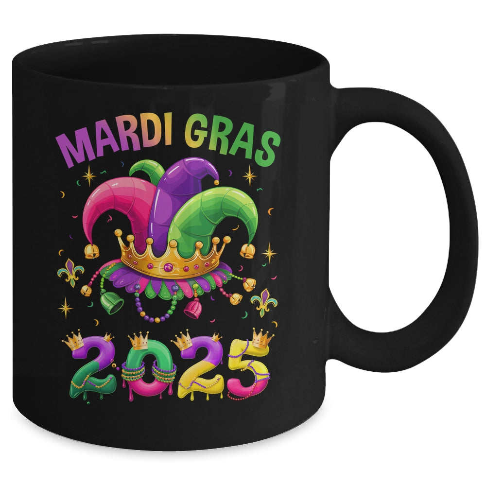 Mardi Gras 2025 Jester Outfit Kids Girls Boys Men Women Mug | siriusteestore
