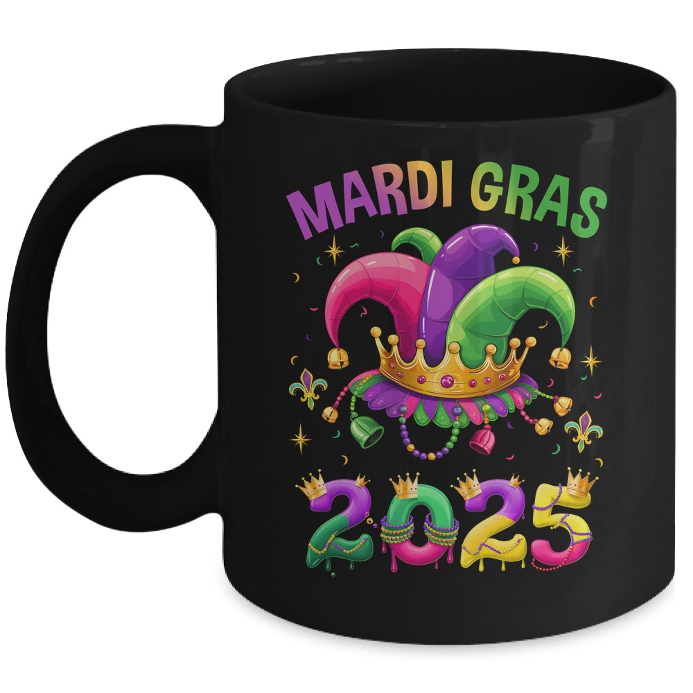 Mardi Gras 2025 Jester Outfit Kids Girls Boys Men Women Mug | siriusteestore