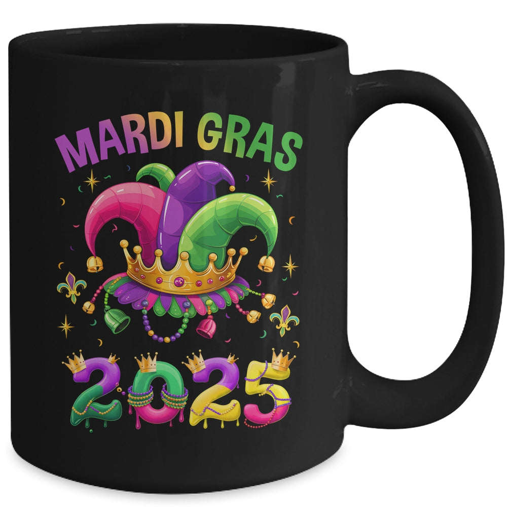 Mardi Gras 2025 Jester Outfit Kids Girls Boys Men Women Mug | siriusteestore