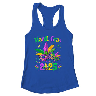 Mardi Gras 2025 Mask Costume Beads Carnival Party Outfit Shirt & Tank Top | siriusteestore