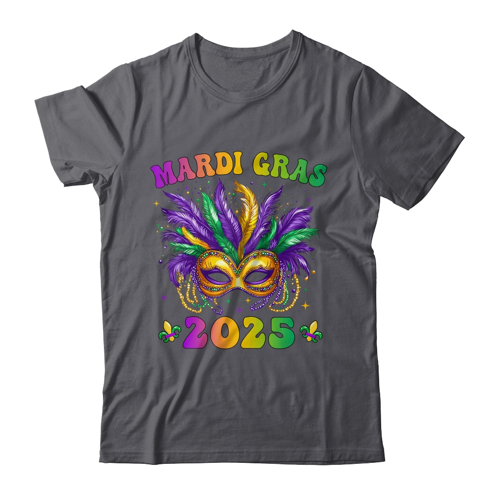 Mardi Gras 2025 Mask Feathers Mardi Gras Family Costume Cute Shirt & Tank Top | siriusteestore