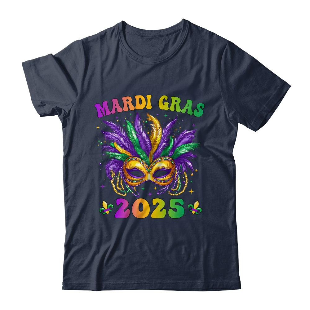 Mardi Gras 2025 Mask Feathers Mardi Gras Family Costume Cute Shirt & Tank Top | siriusteestore