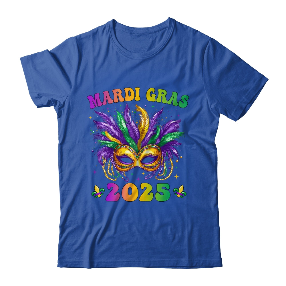 Mardi Gras 2025 Mask Feathers Mardi Gras Family Costume Cute Shirt & Tank Top | siriusteestore