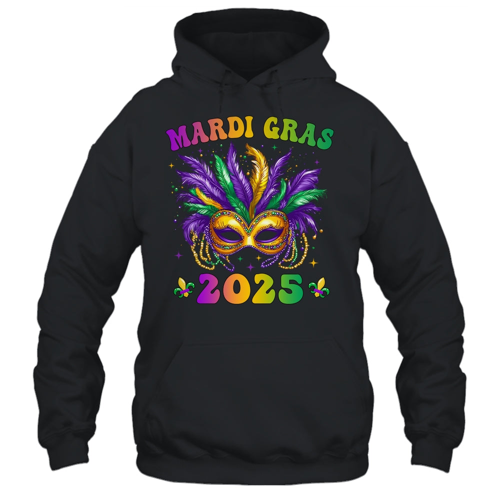 Mardi Gras 2025 Mask Feathers Mardi Gras Family Costume Cute Shirt & Tank Top | siriusteestore