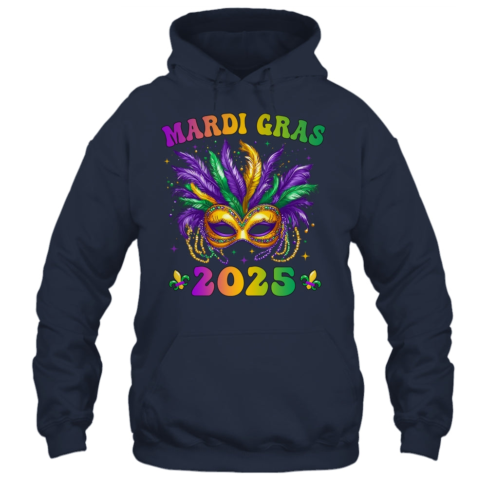 Mardi Gras 2025 Mask Feathers Mardi Gras Family Costume Cute Shirt & Tank Top | siriusteestore
