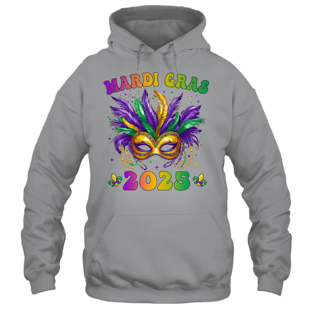 Mardi Gras 2025 Mask Feathers Mardi Gras Family Costume Cute Shirt & Tank Top | siriusteestore