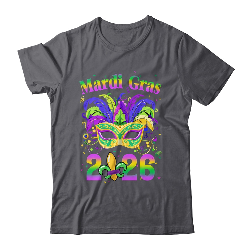 Mardi Gras 2026 Costume With Mask Outfit Carnival Shirt & Tank Top | siriusteestore