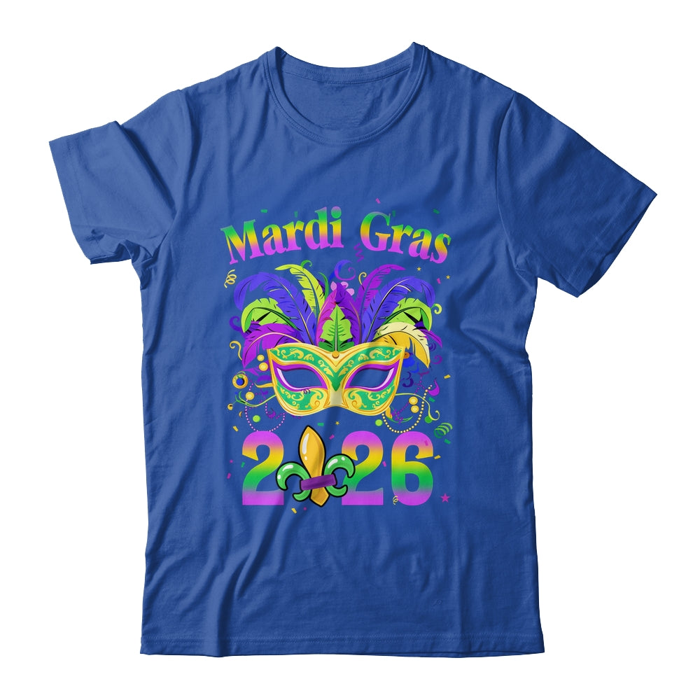 Mardi Gras 2026 Costume With Mask Outfit Carnival Shirt & Tank Top | siriusteestore