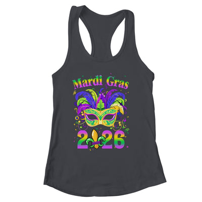 Mardi Gras 2026 Costume With Mask Outfit Carnival Shirt & Tank Top | siriusteestore