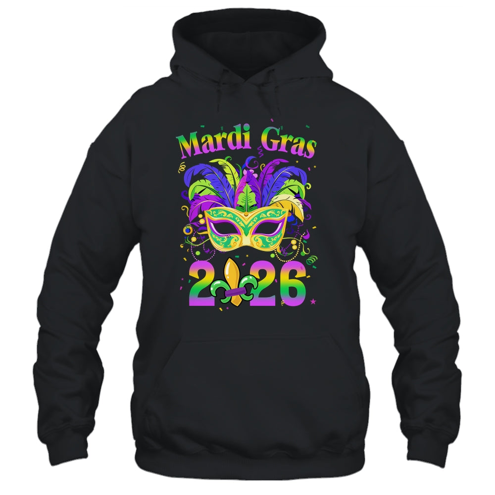 Mardi Gras 2026 Costume With Mask Outfit Carnival Shirt & Tank Top | siriusteestore
