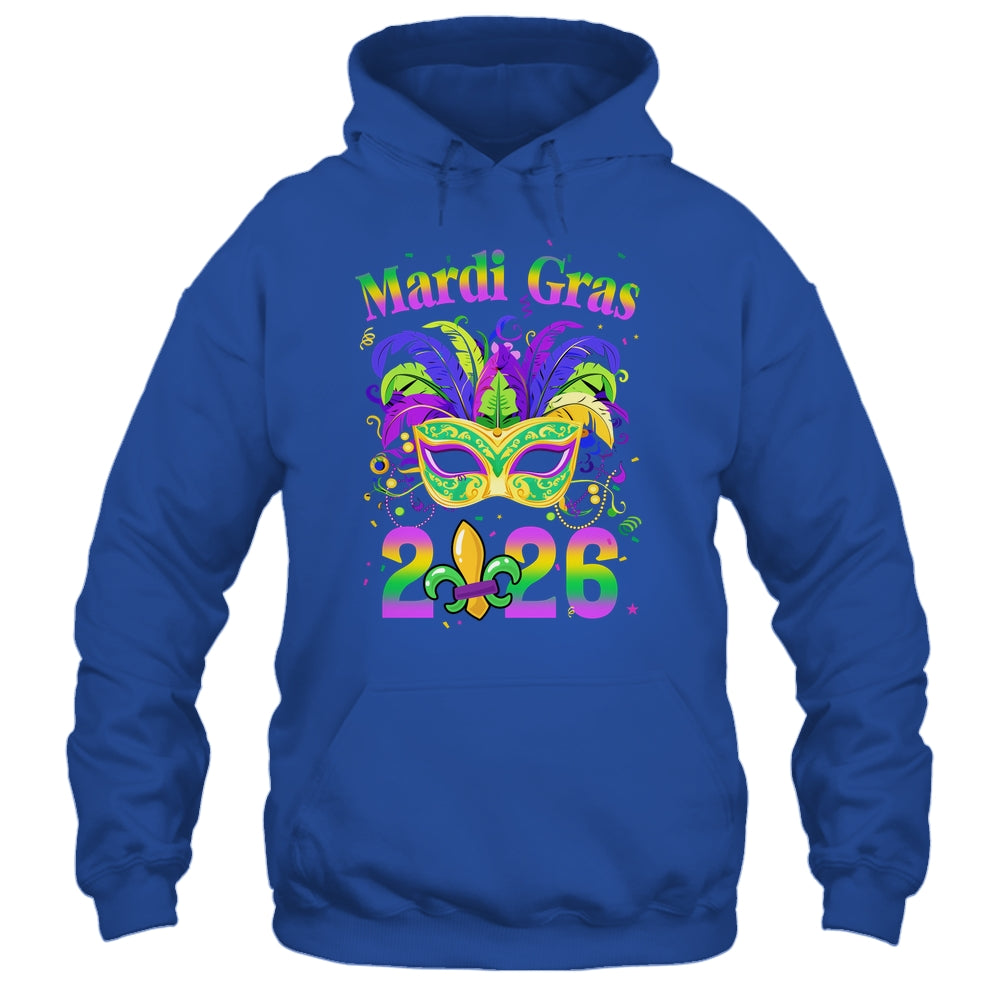 Mardi Gras 2026 Costume With Mask Outfit Carnival Shirt & Tank Top | siriusteestore