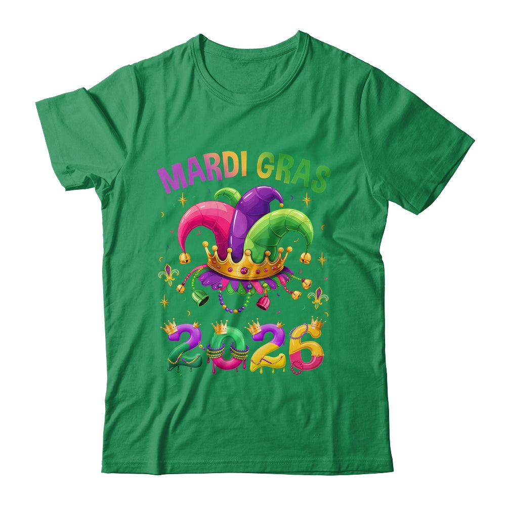 Mardi Gras 2026 Jester Outfit Girls Boys Men Women Shirt & Hoodie | siriusteestore