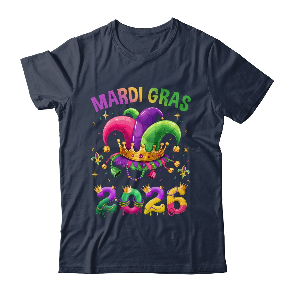 Mardi Gras 2026 Jester Outfit Girls Boys Men Women Shirt & Hoodie | siriusteestore