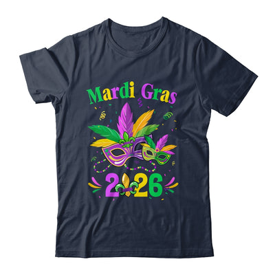 Mardi Gras 2026 Mask Costume Beads Carnival Party Outfit Shirt & Tank Top | siriusteestore