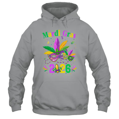 Mardi Gras 2026 Mask Costume Beads Carnival Party Outfit Shirt & Tank Top | siriusteestore