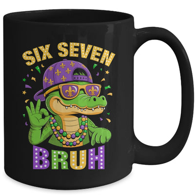 Mardi Gras 6 7 Meme Bruh Mardigator Alligator Six Seven Boy Mug | siriusteestore