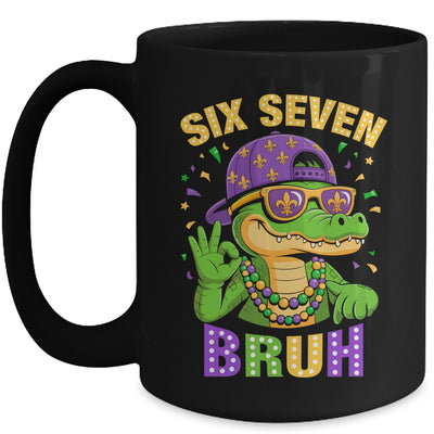 Mardi Gras 6 7 Meme Bruh Mardigator Alligator Six Seven Boy Mug | siriusteestore