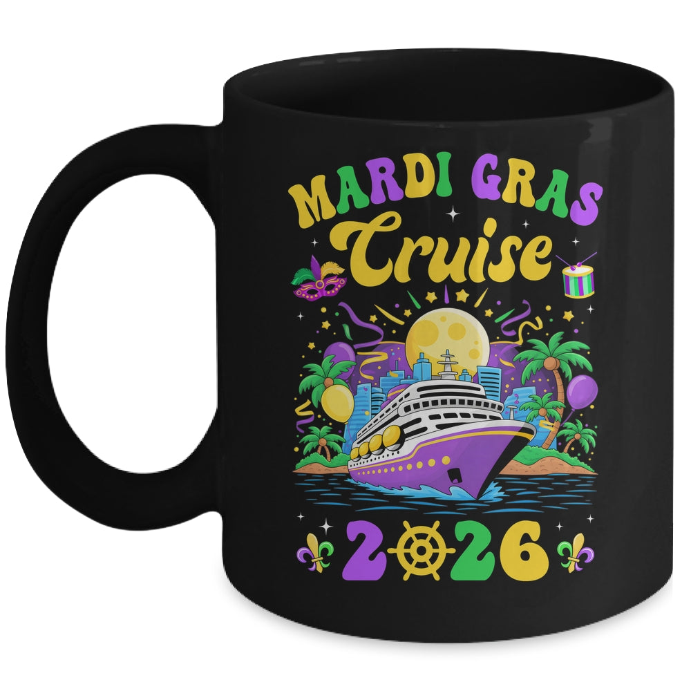 Mardi Gras Carnival Cruise 2026 Family Cruising Matching Mug | siriusteestore