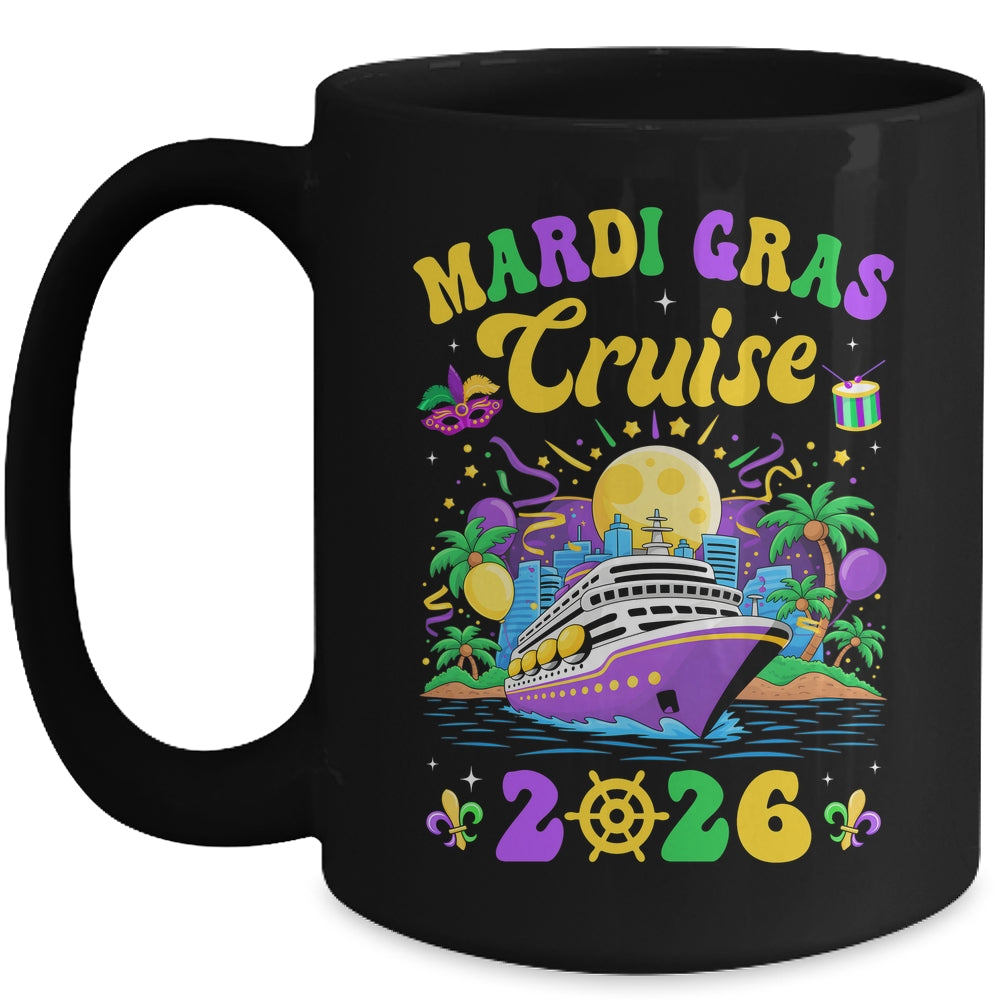 Mardi Gras Carnival Cruise 2026 Family Cruising Matching Mug | siriusteestore
