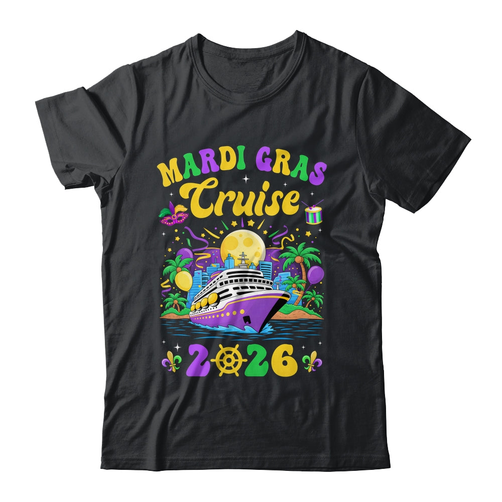 Mardi Gras Carnival Cruise 2026 Family Cruising Matching Shirt & Tank Top | siriusteestore