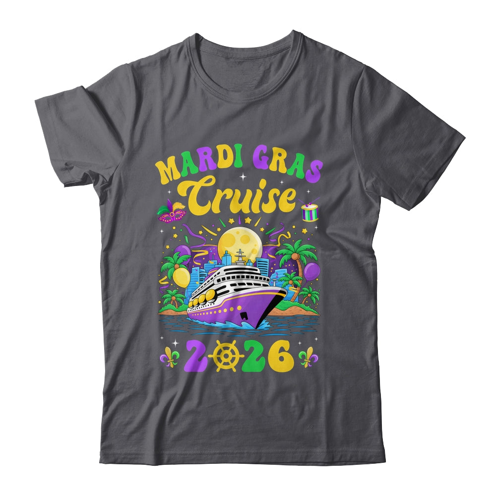 Mardi Gras Carnival Cruise 2026 Family Cruising Matching Shirt & Tank Top | siriusteestore