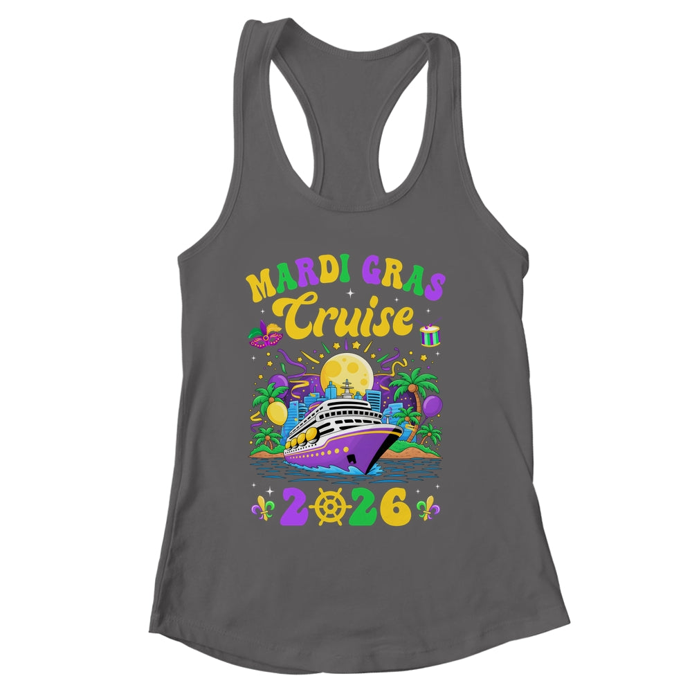 Mardi Gras Carnival Cruise 2026 Family Cruising Matching Shirt & Tank Top | siriusteestore