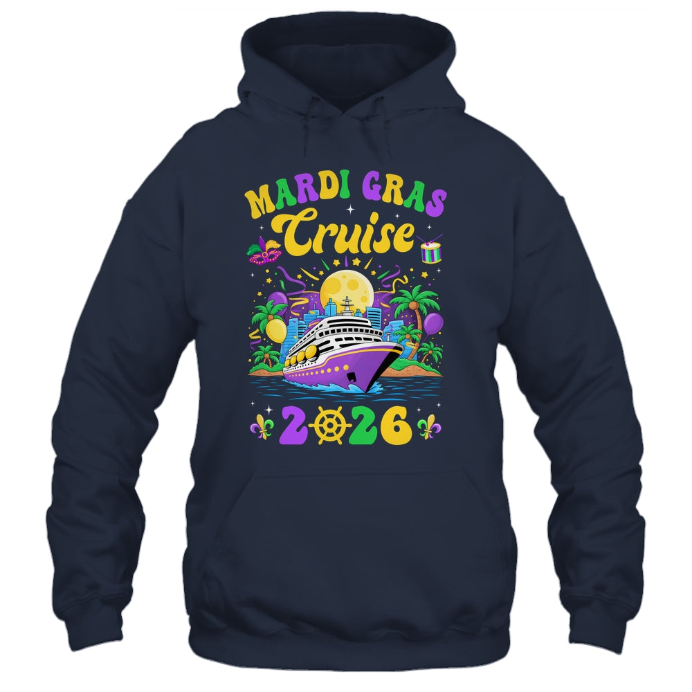 Mardi Gras Carnival Cruise 2026 Family Cruising Matching Shirt & Tank Top | siriusteestore