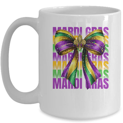 Mardi Gras Coquette Bow Louisiana Festival Carnival Girls Mug | siriusteestore