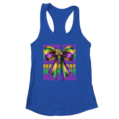Mardi Gras Coquette Bow Louisiana Festival Carnival Girls Shirt & Tank Top | siriusteestore