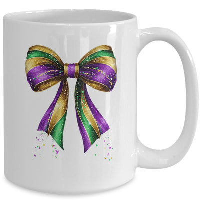 Mardi Gras Coquette Bow Louisiana New Orleans Carnival Mug | siriusteestore