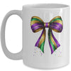 Mardi Gras Coquette Bow Louisiana New Orleans Carnival Mug | siriusteestore