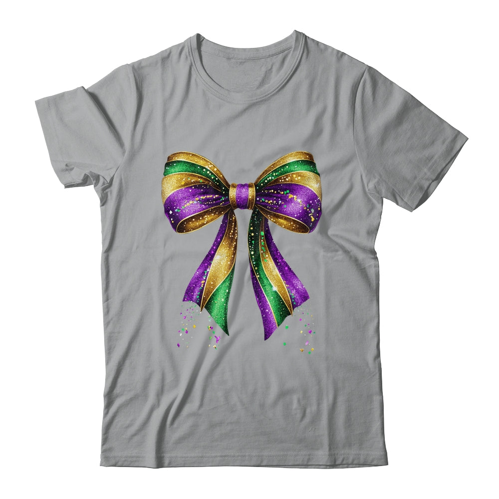 Mardi Gras Coquette Bow Louisiana New Orleans Carnival Shirt & Tank Top | siriusteestore