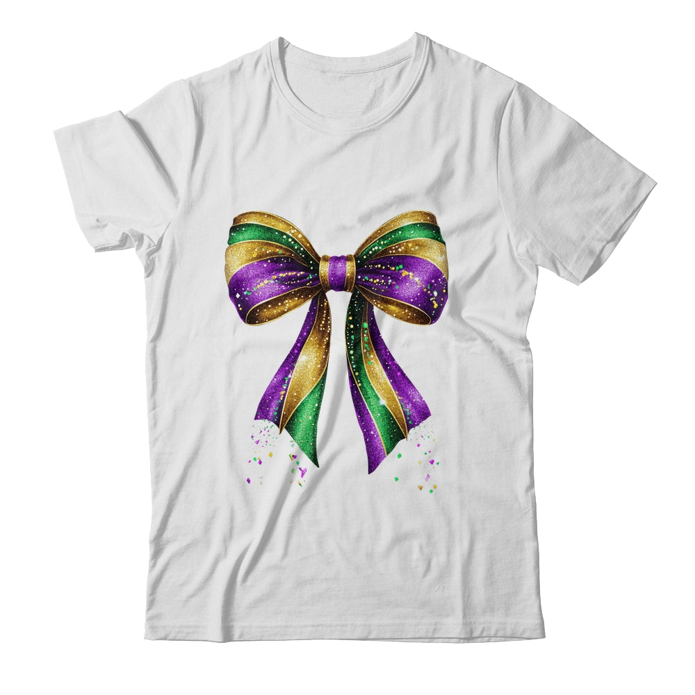 Mardi Gras Coquette Bow Louisiana New Orleans Carnival Shirt & Tank Top | siriusteestore