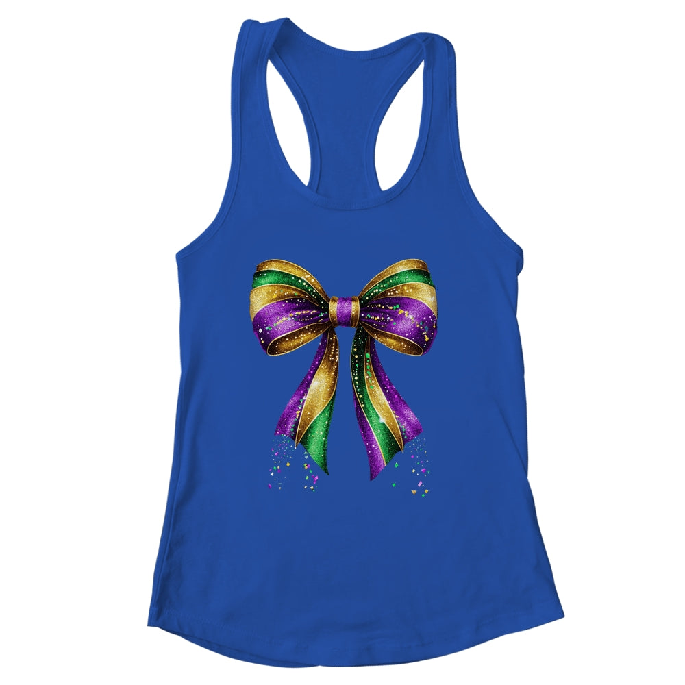 Mardi Gras Coquette Bow Louisiana New Orleans Carnival Shirt & Tank Top | siriusteestore