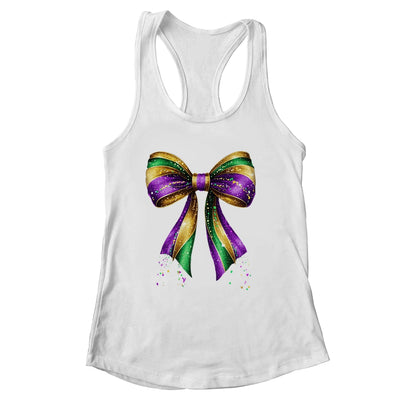 Mardi Gras Coquette Bow Louisiana New Orleans Carnival Shirt & Tank Top | siriusteestore