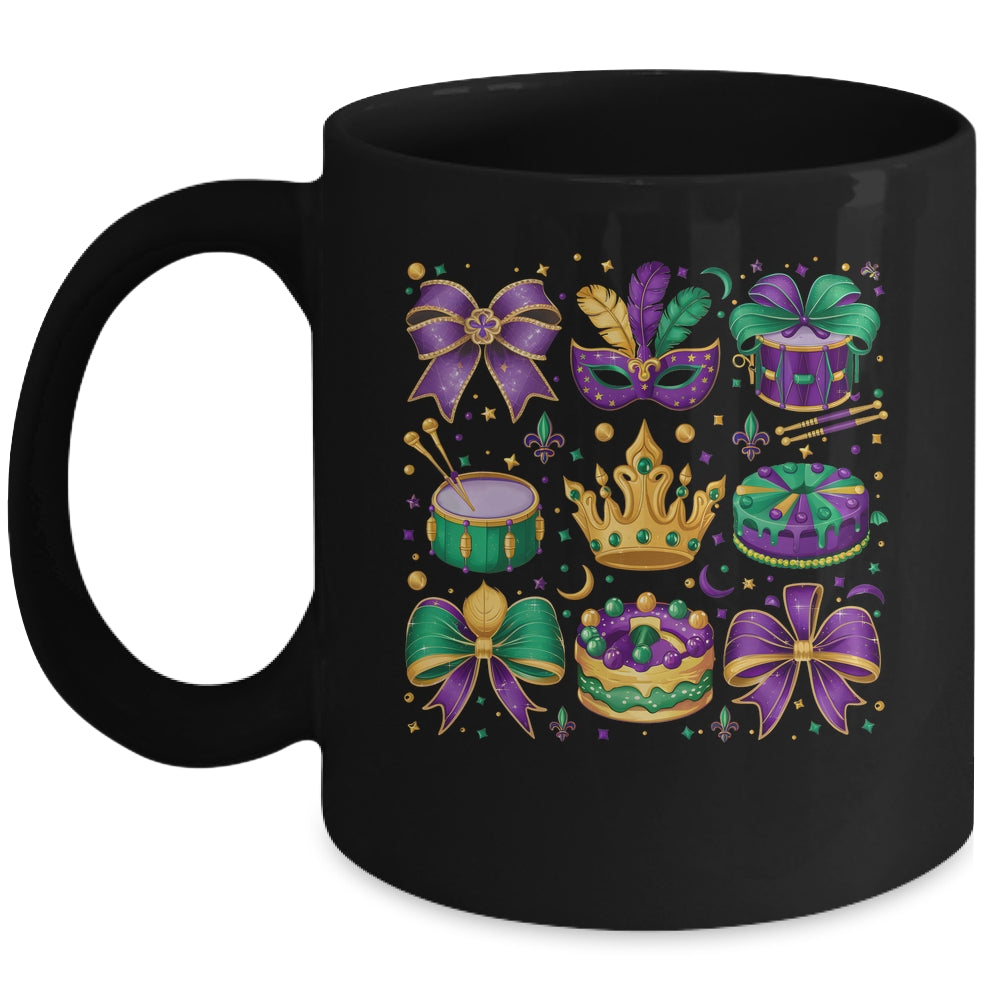 Mardi Gras Coquette Mardi Beads Louisiana Festival Design Mug | siriusteestore