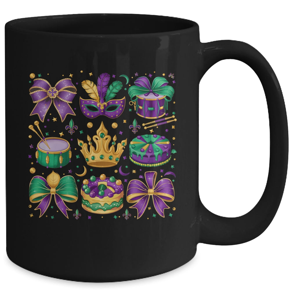 Mardi Gras Coquette Mardi Beads Louisiana Festival Design Mug | siriusteestore