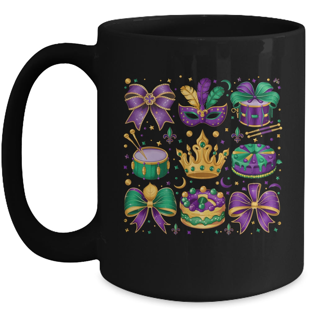 Mardi Gras Coquette Mardi Beads Louisiana Festival Design Mug | siriusteestore