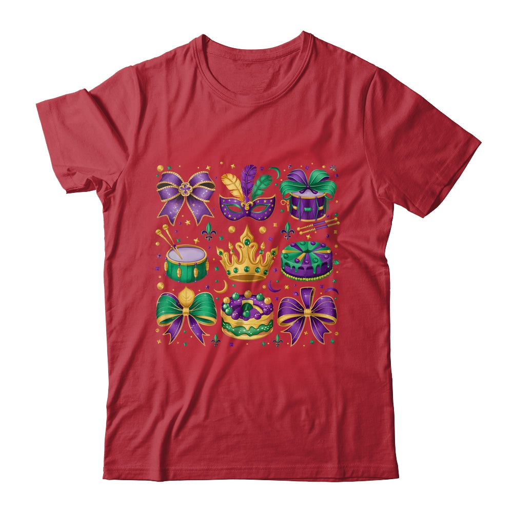 Mardi Gras Coquette Mardi Beads Louisiana Festival Design Shirt & Sweatshirt | siriusteestore