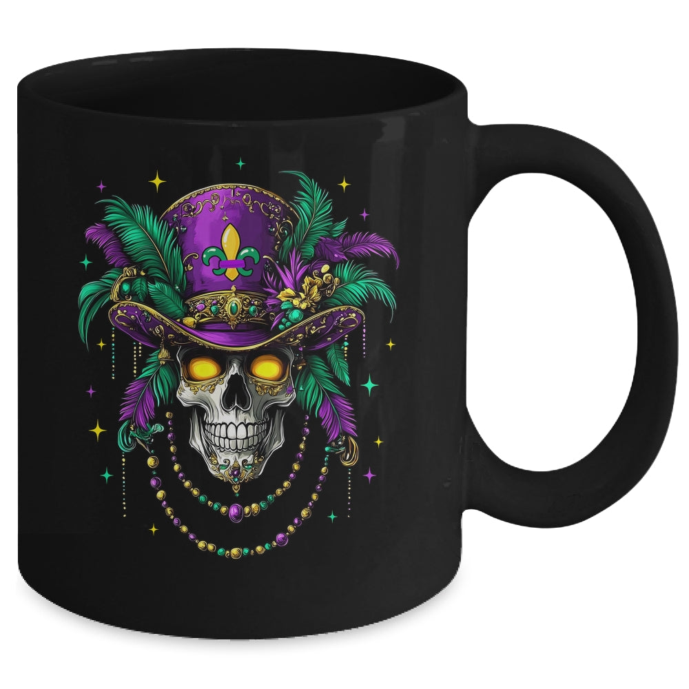 Mardi Gras Costume Sugar Skull Carnival New Orleans Trip Mug | siriusteestore