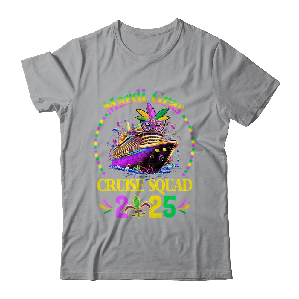 Mardi Gras Cruise 2025 Ship Family Matching Trip Costume Shirt & Tank Top | siriusteestore