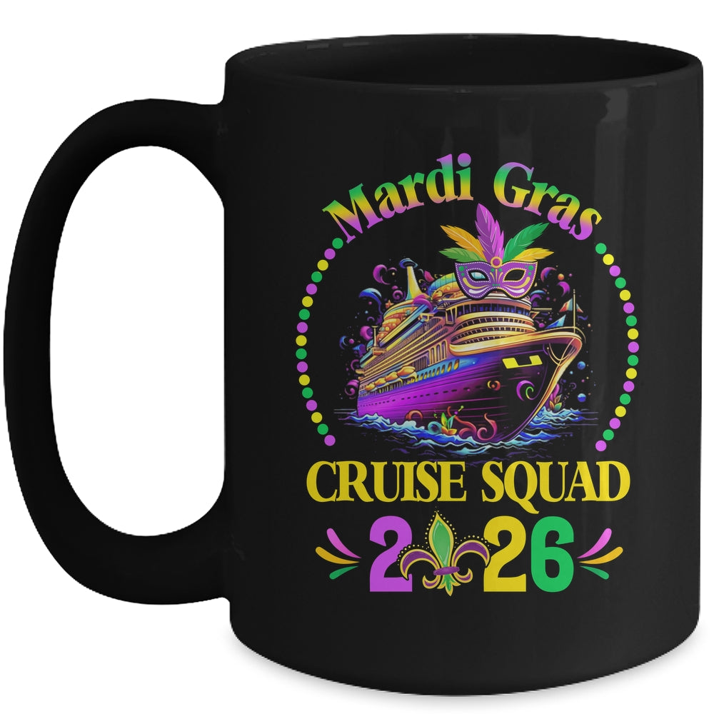 Mardi Gras Cruise 2026 Ship Family Matching Trip Costume Mug | siriusteestore