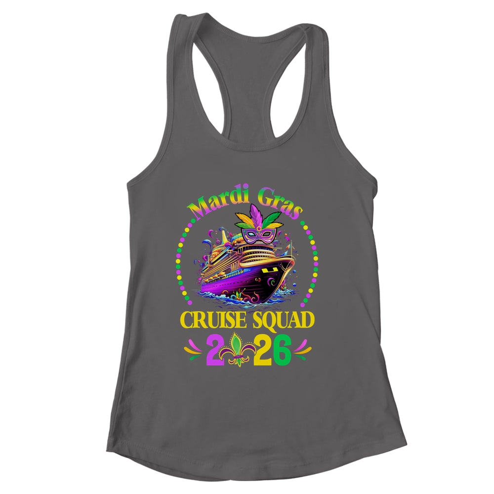 Mardi Gras Cruise 2026 Ship Family Matching Trip Costume Shirt & Tank Top | siriusteestore
