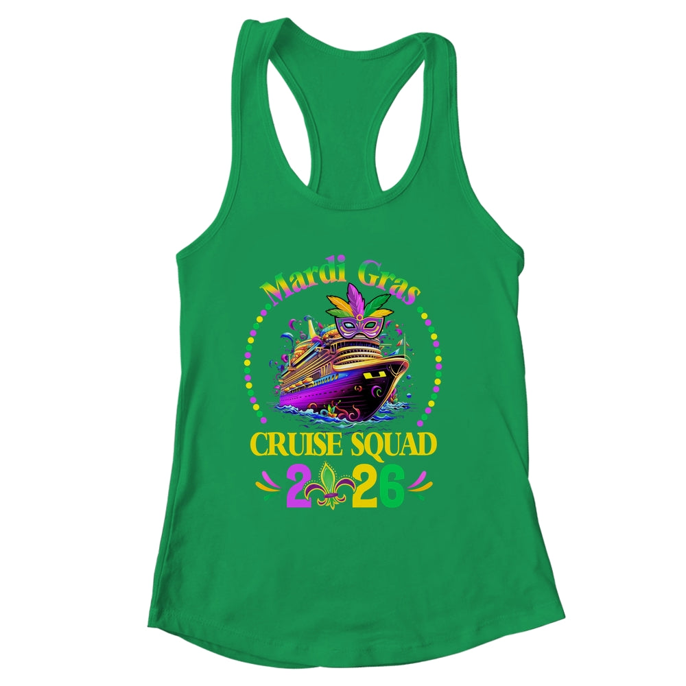 Mardi Gras Cruise 2026 Ship Family Matching Trip Costume Shirt & Tank Top | siriusteestore