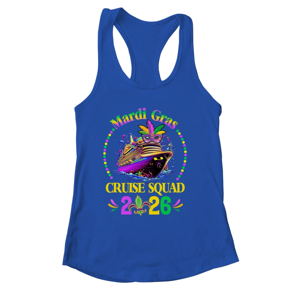 Mardi Gras Cruise 2026 Ship Family Matching Trip Costume Shirt & Tank Top | siriusteestore