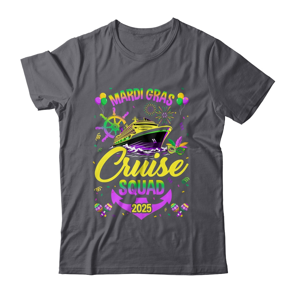 Mardi Gras Cruise Squad 2025 Family Matching Group Vacation Shirt & Tank Top | siriusteestore